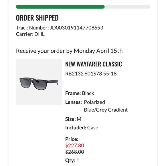 Ray-Ban New wayfarer sunglasses - Picture 4 of 4